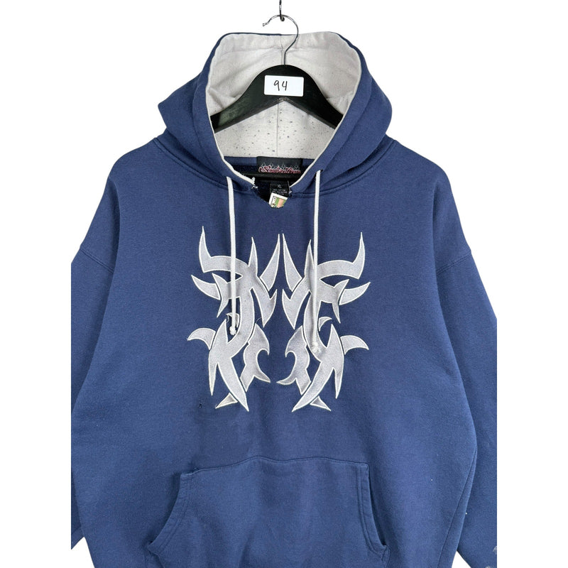 Vintage Sapphire Lounge Pullover Drawstring Hoodie