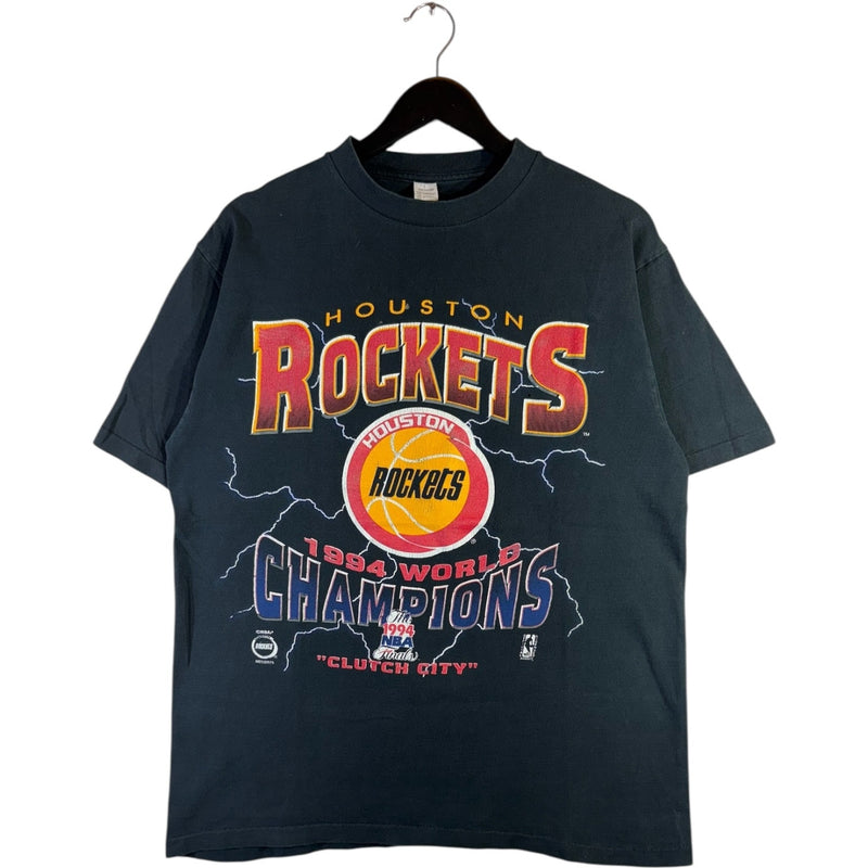 Vintage Houston Rockets 1994 Clutch City NBA T-Shirt