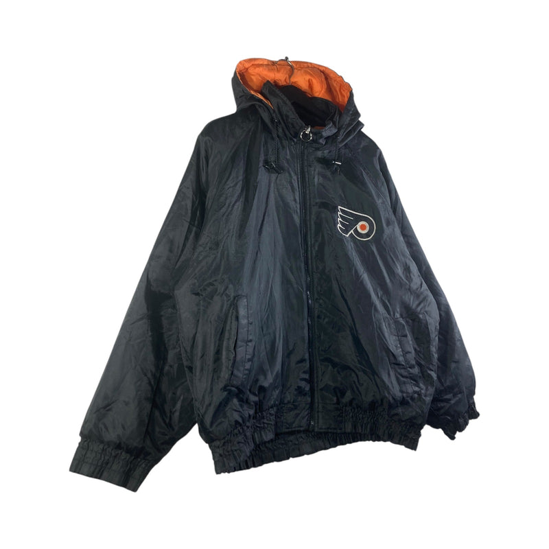 Vintage Philadelphia Flyers NHL Hooded Insulated Jacket