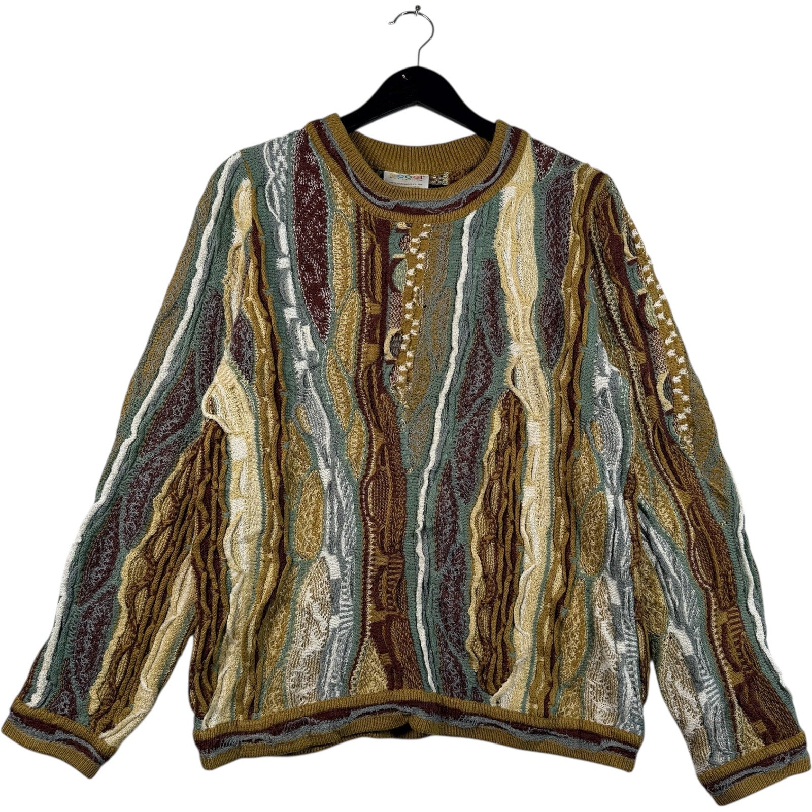Vintage Coogi 3D Knit Textured Sweater