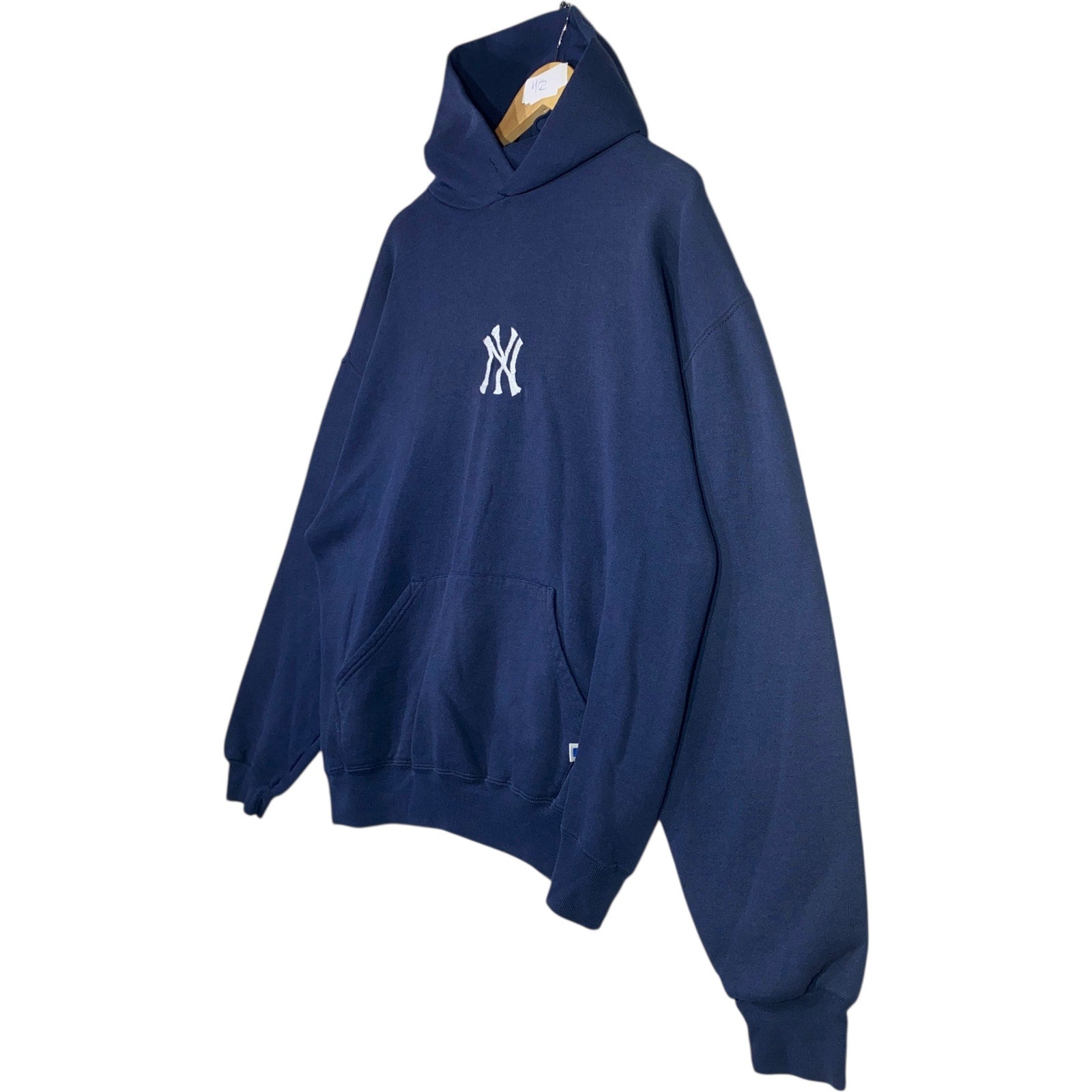 Vintage Russell Athletic New York Yankees Logo Hoodie