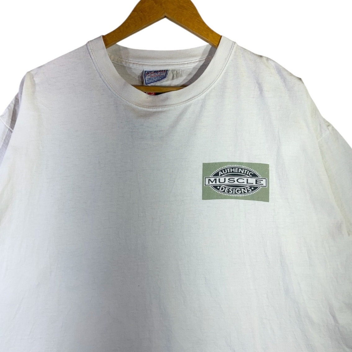 Vintage Muscle Design Police Dog Graphic T-Shirt