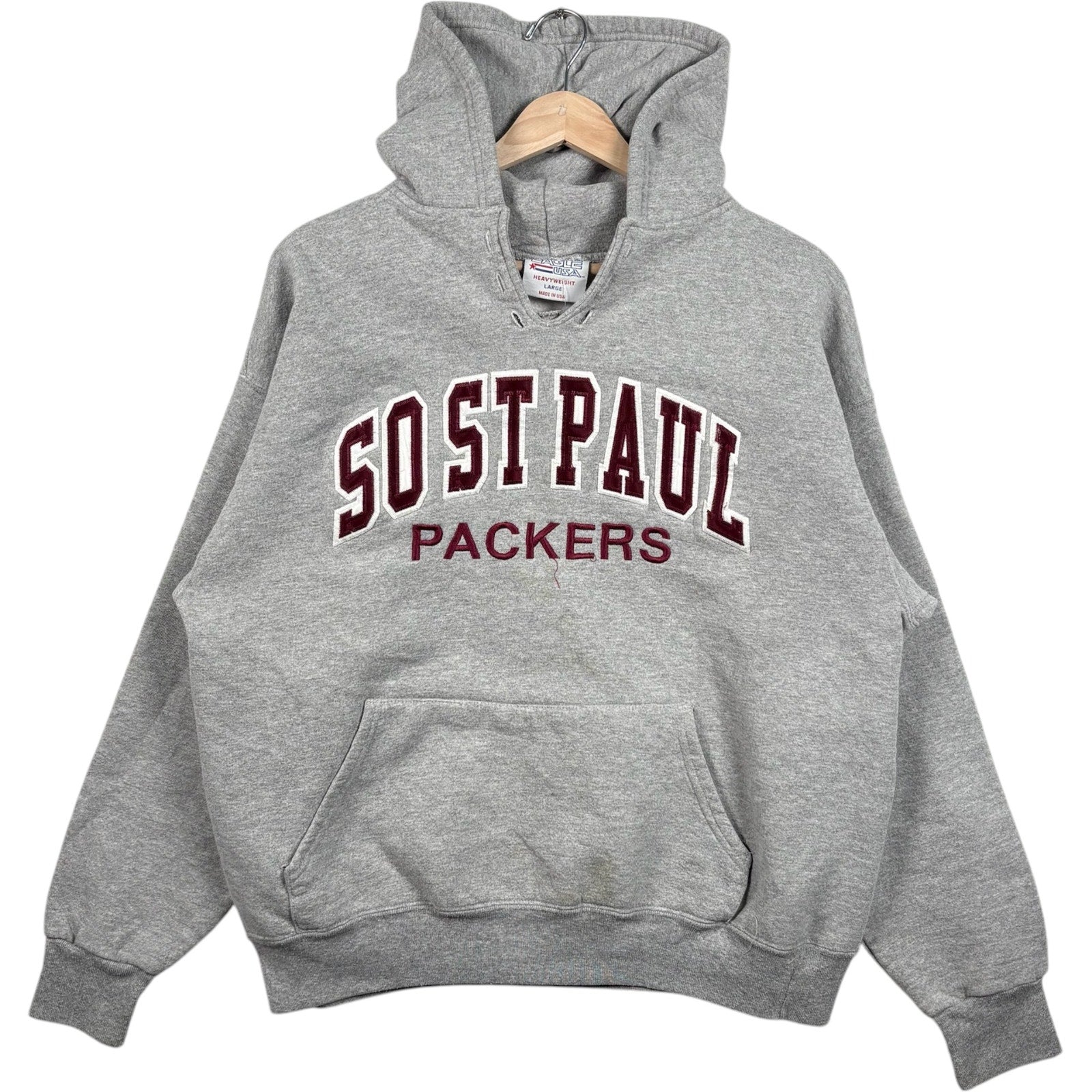 Vintage South St. Paul HS Packers Arch Spellout Hoodie