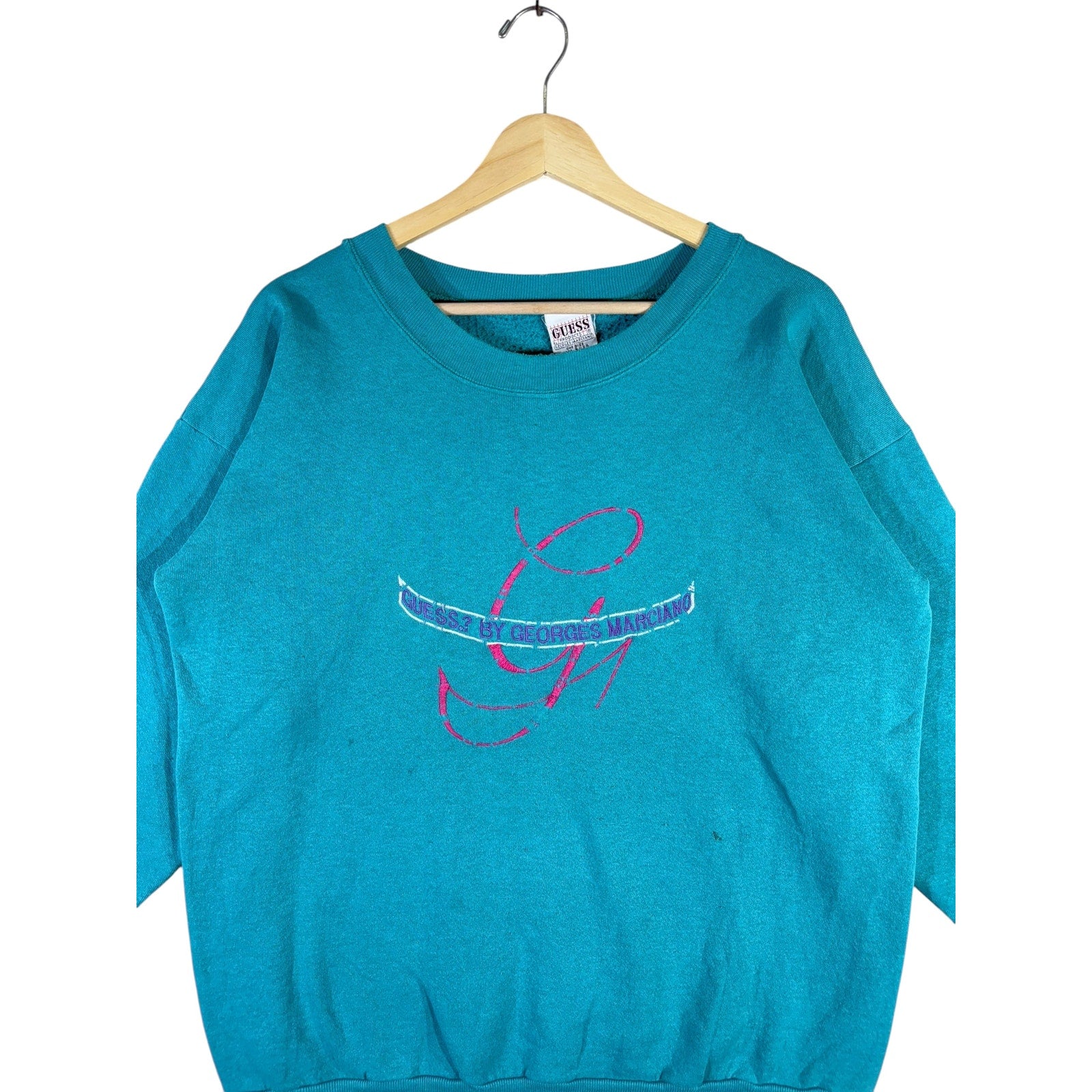 Vintage Guess By Georges Marciano Spellout Crewneck