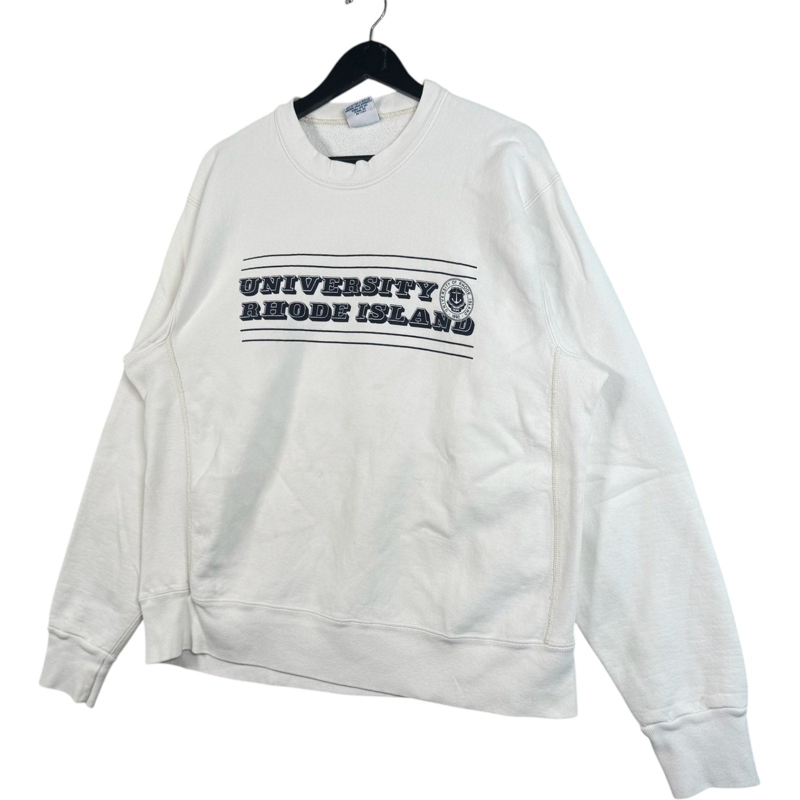 Vintage University Of Rhode Island Spellout Crewneck