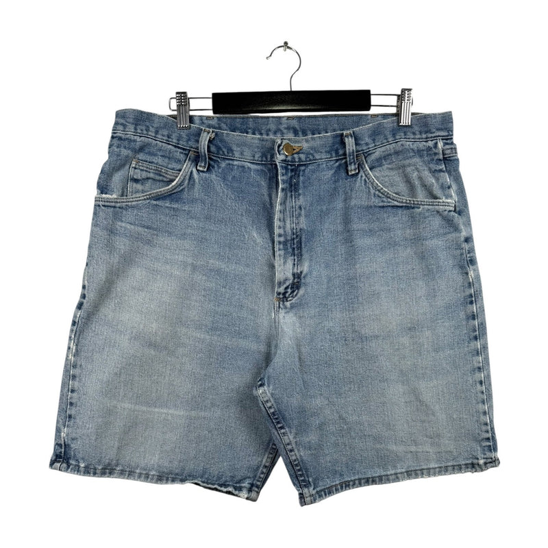 Vintage Wrangler Hemmed Relaxed Fit Denim Shorts 38