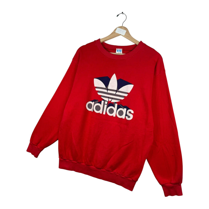 Vintage Adidas Logo Graphic Crewneck