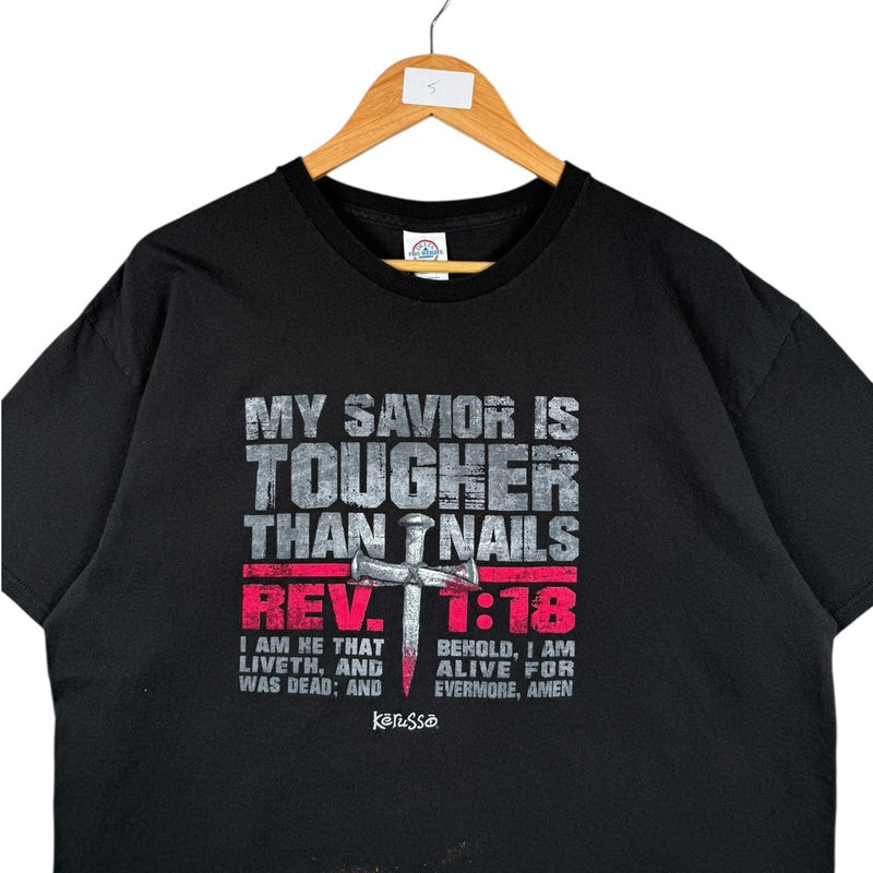 Vintage Revelation 1:18 Christian Graphic T-Shirt