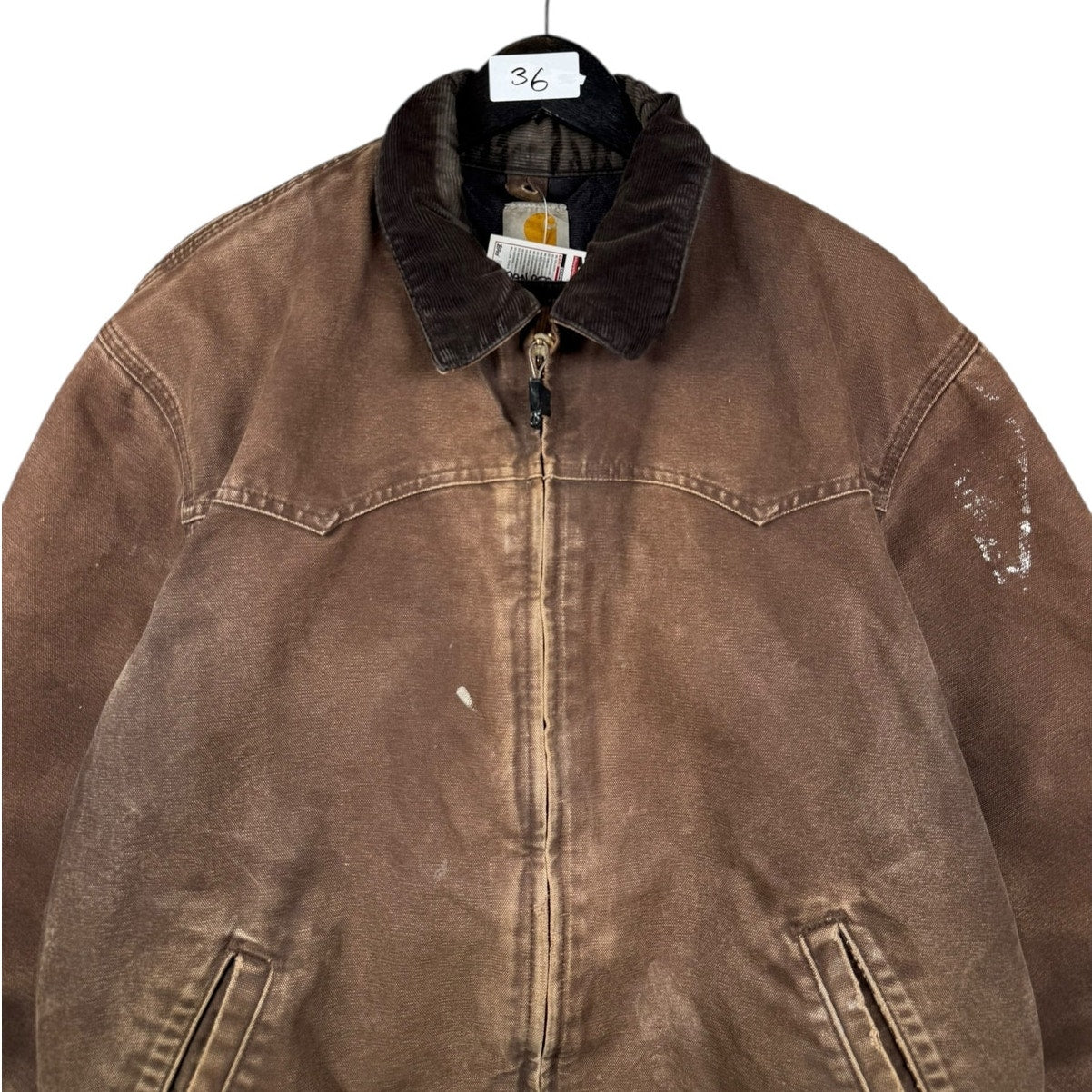 Vintage Carhartt Canvas Full Zip Workwear Jacket