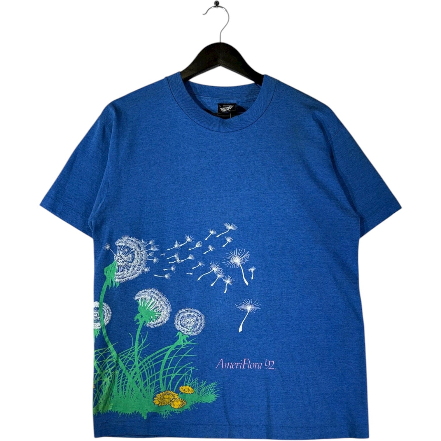Vintage AmeriFlora 92 Dandelion Graphic T-Shirt