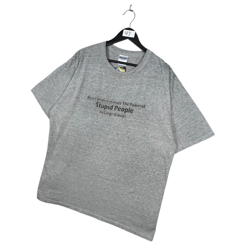 Vintage Stupid People Quote T-Shirt
