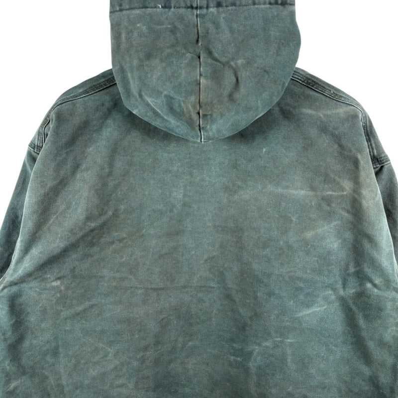 Vintage Carhartt Quilted Full Zip Hooded Workwear Jacket