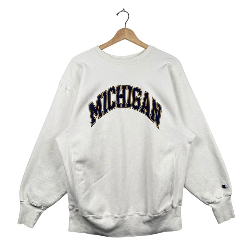 Vintage Champion Reverse Weave University of Michigan Crewneck
