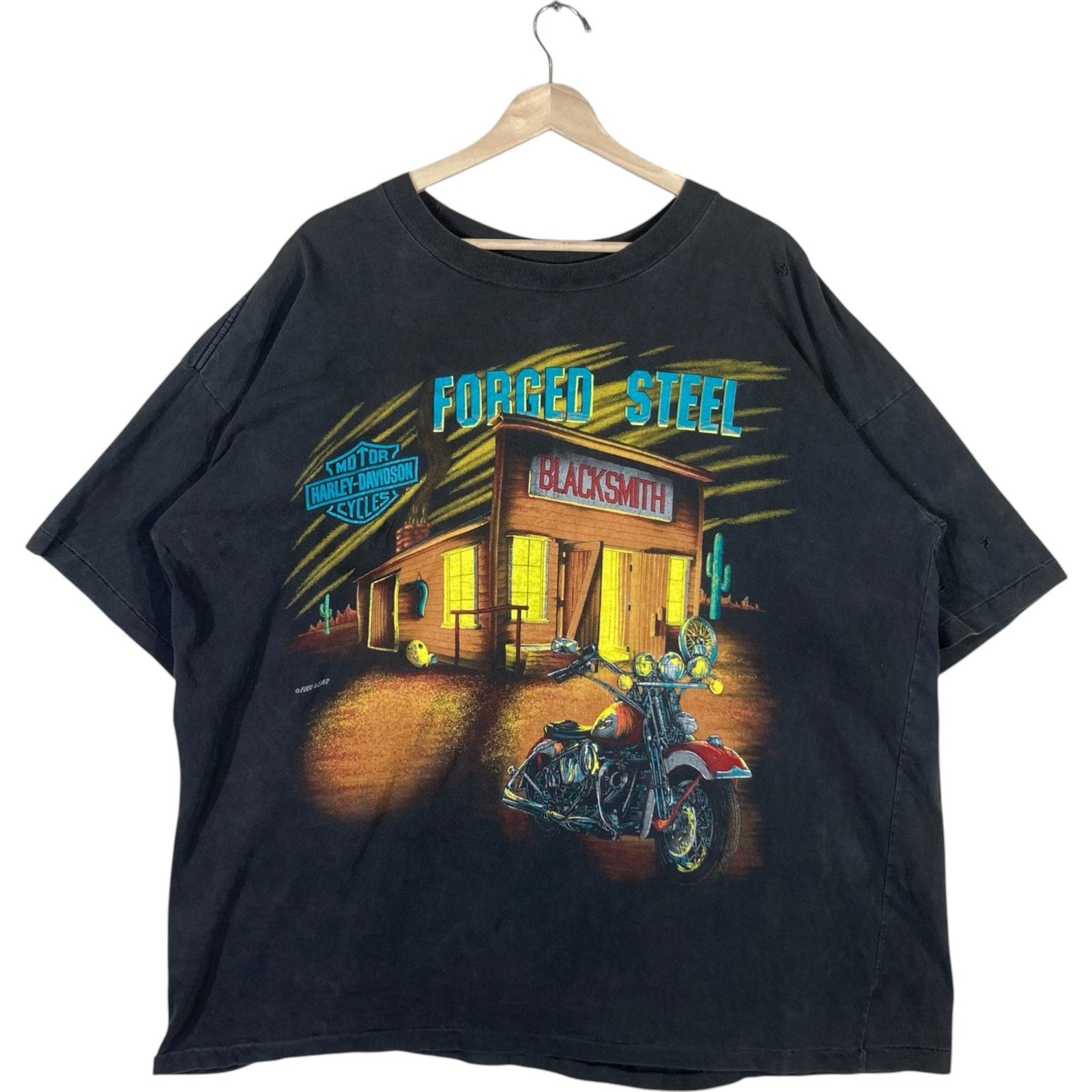 Vintage "Forged Steel" Harley Davidson Tee