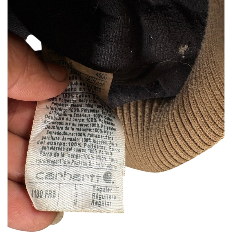 Vintage Carhartt Insulated Active Hoodie Full Zip Workwear Jacket