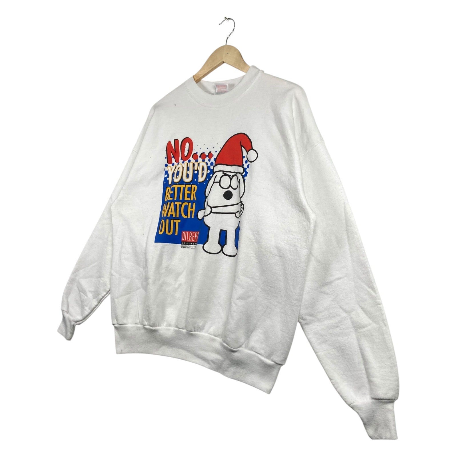 Vintage Dilbert Dogbert Christmas Crewneck