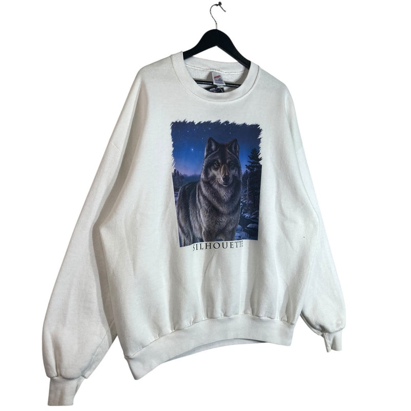 Vintage Wolf "Silhouette" Nature Crewneck