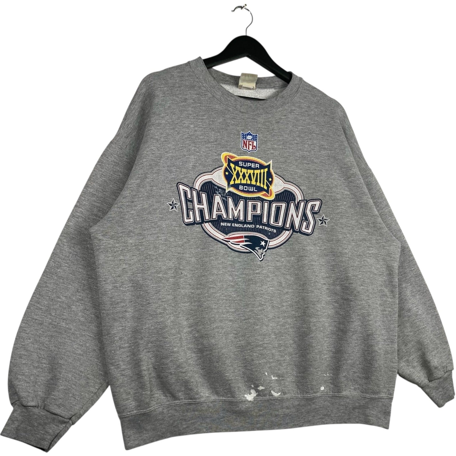 Vintage New England Patriots Super Bowl Champs NFL Crewneck