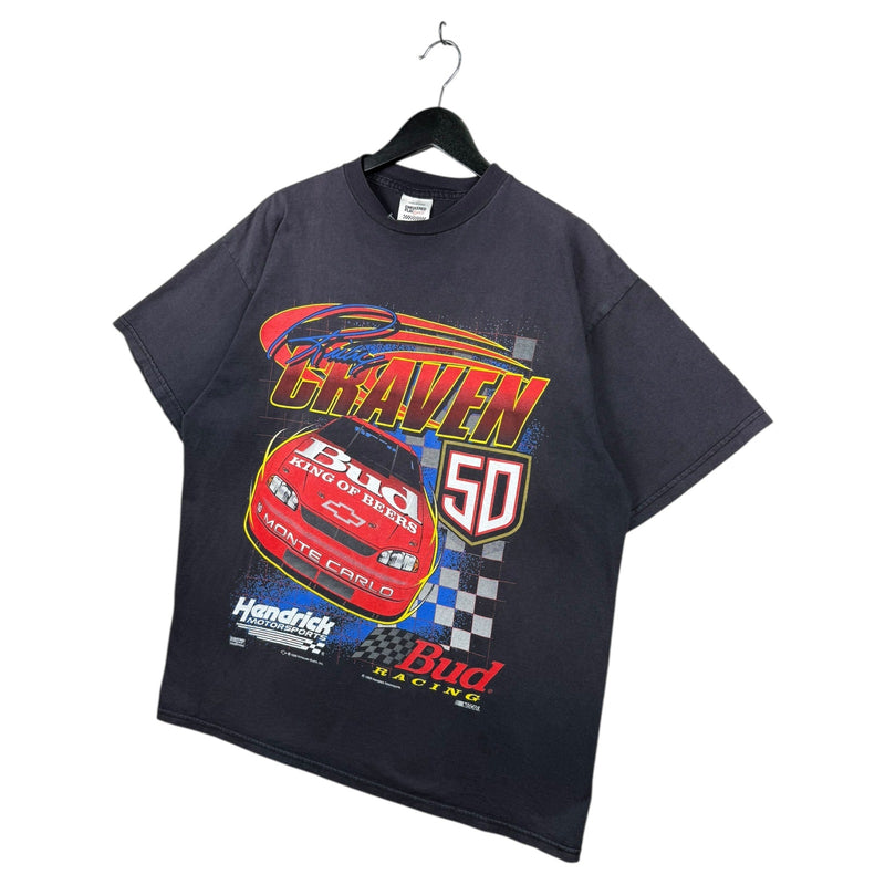 Vintage Ricky Craven Budweiser #50 NASCAR T-Shirt