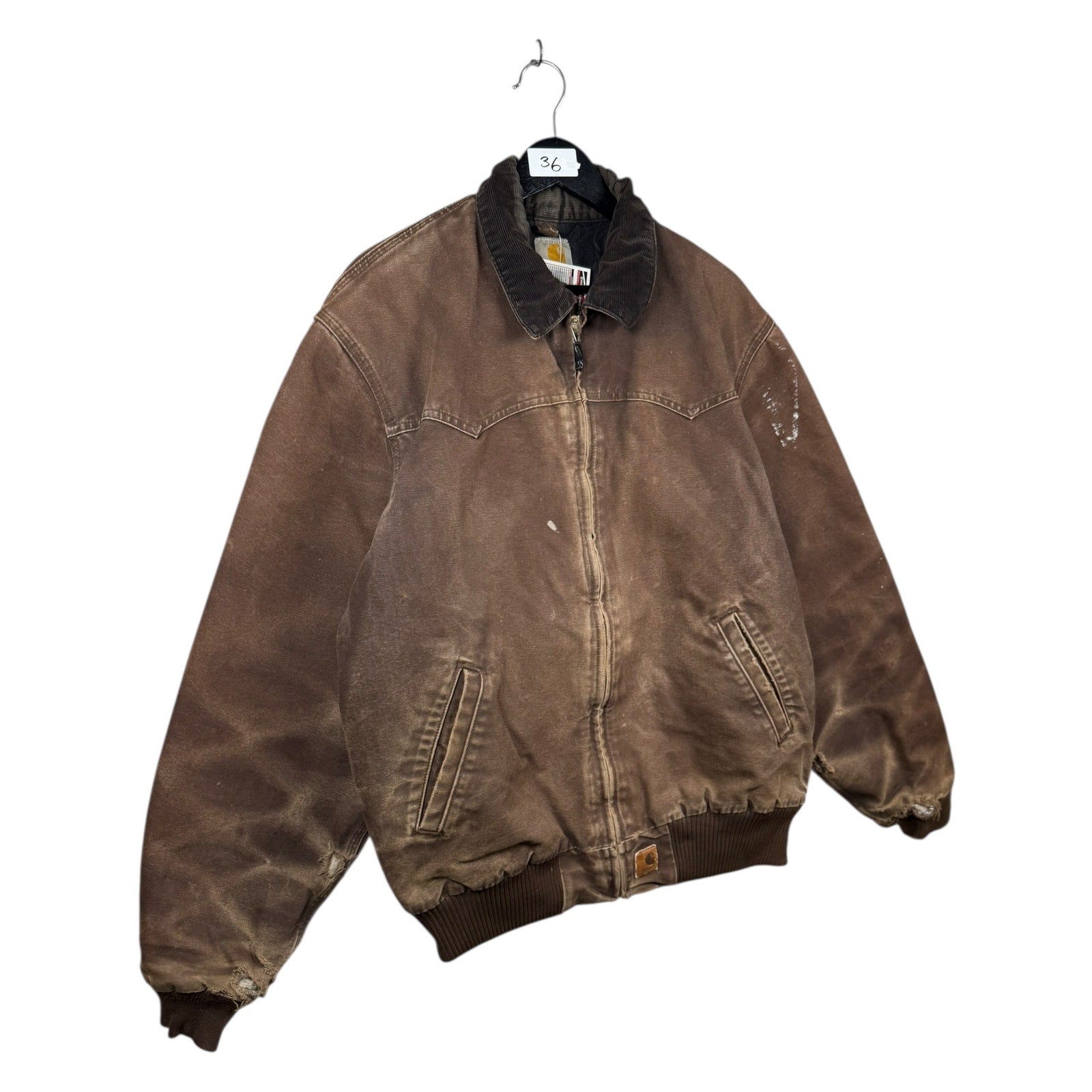 Vintage Carhartt Canvas Full Zip Workwear Jacket