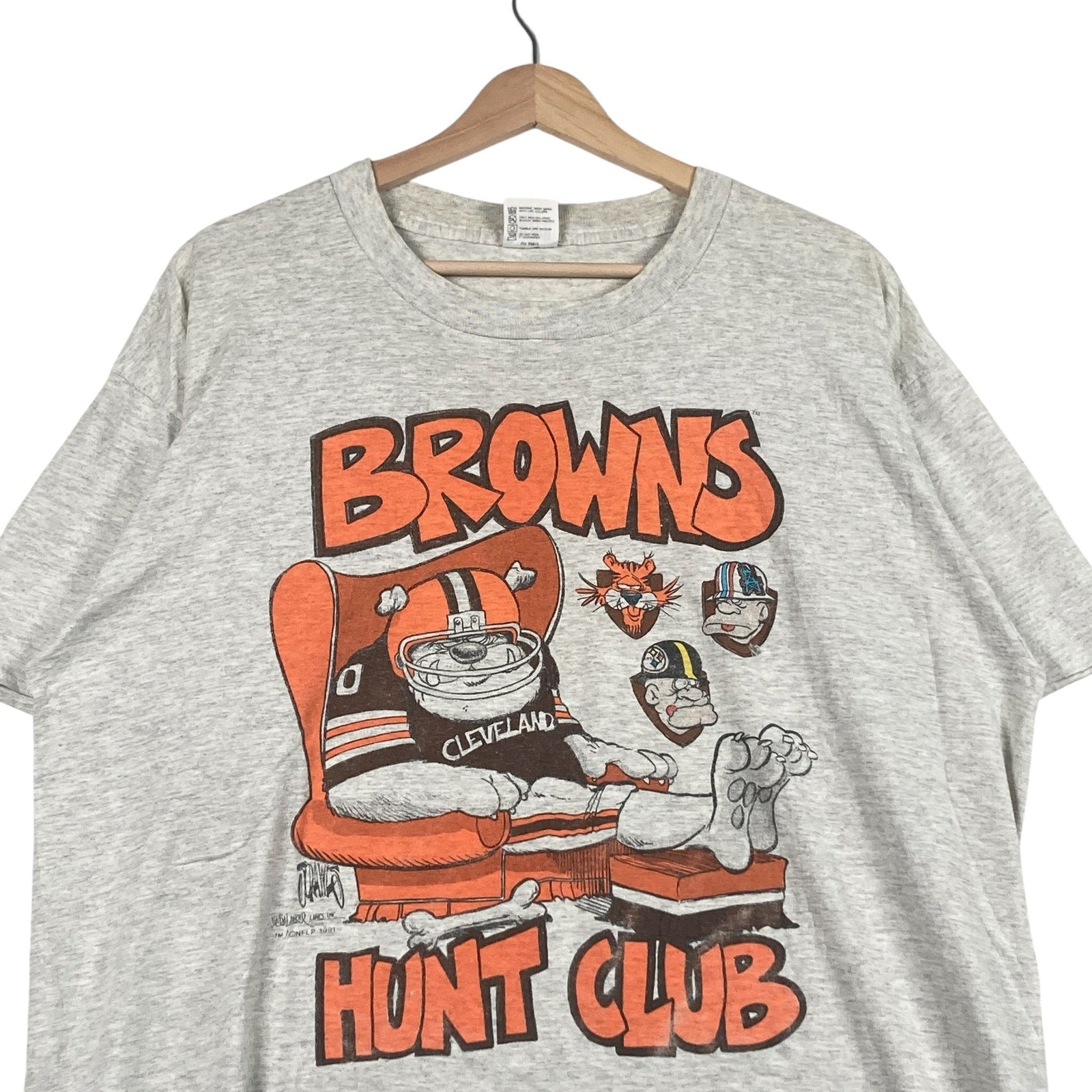 Vintage 1995 NFL Cleveland Browns "Hunt Club" Tee