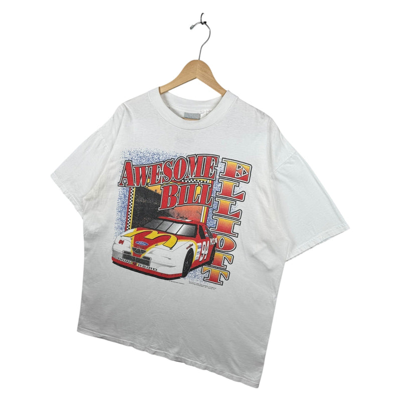 Vintage Bill Elliott #94 Ford Thunderbird NASCAR Racing T-Shirt