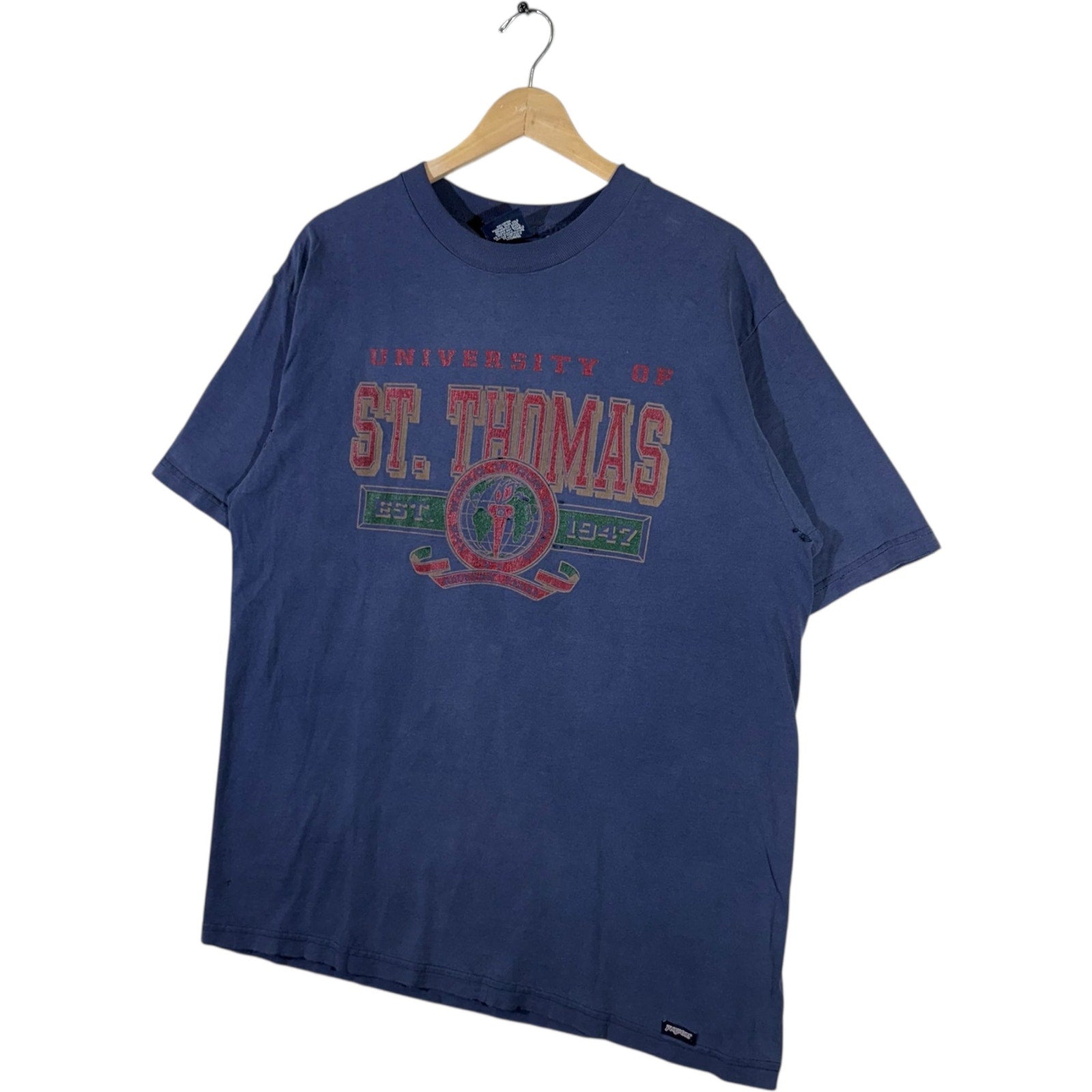 Vintage Universe Of St. Thomas Over-dyed Spellout Tee