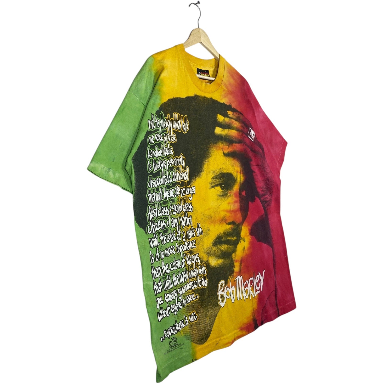 Vintage Bob Marley Tie Dye AOP T-Shirt