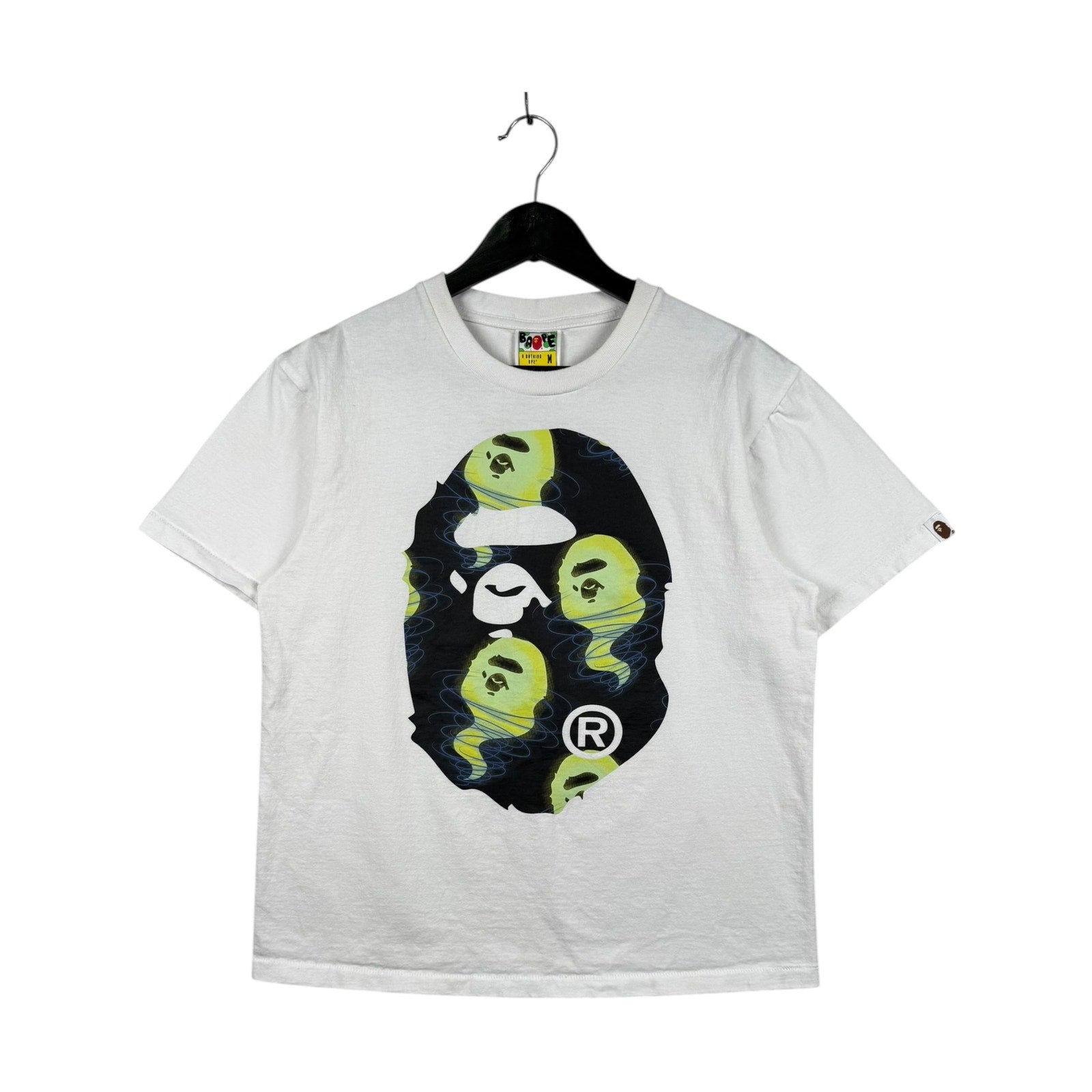 Vintage BAPE A Bathing Ape Multi Face T-Shirt