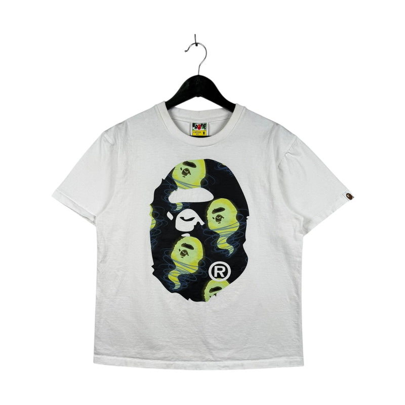 Vintage BAPE A Bathing Ape Multi Face T-Shirt