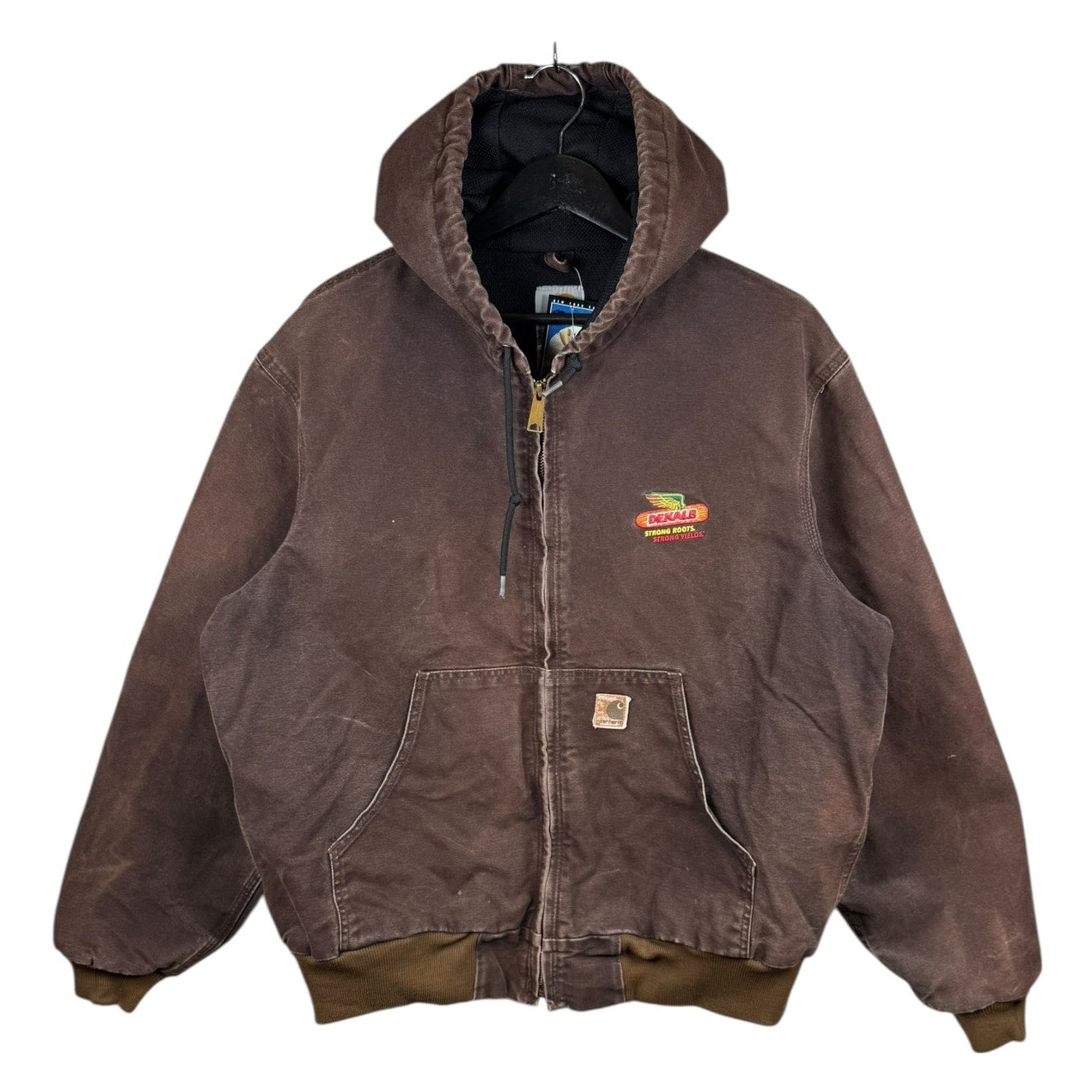 Vintage Carhartt Thermal Lined Full Zip Hoodie