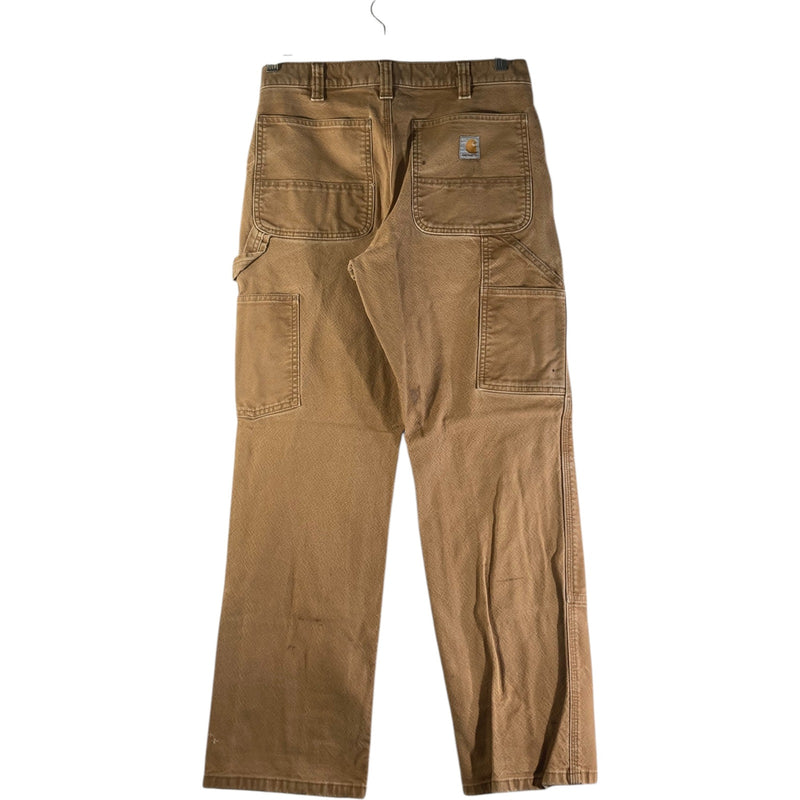 Vintage Carhartt Distressed Relaxed Carpenter Work Pants 32x30