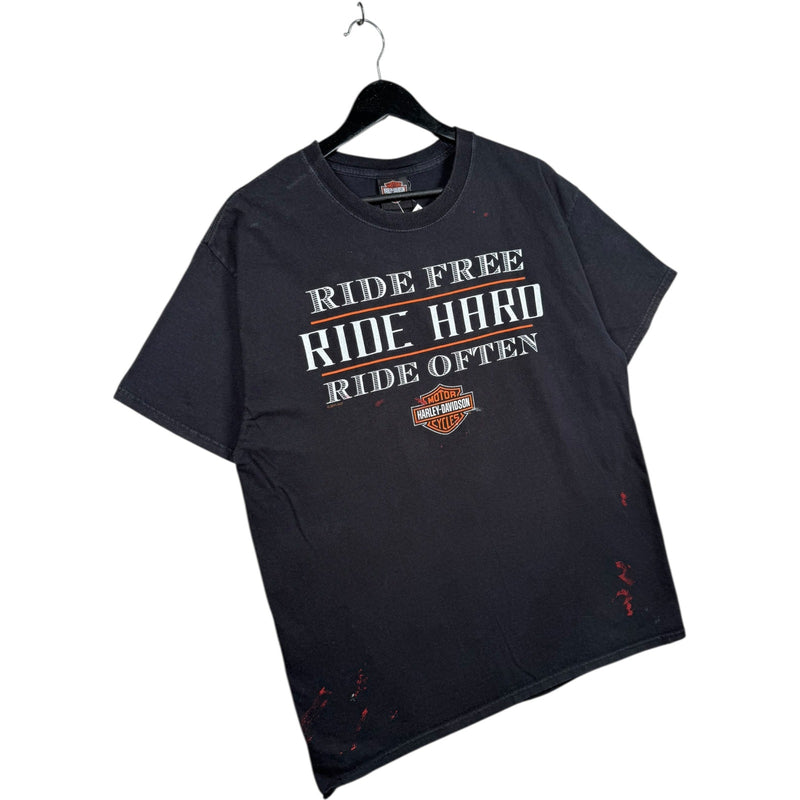 Vintage Harley Davidson Ride Free Ride Hard T-Shirt