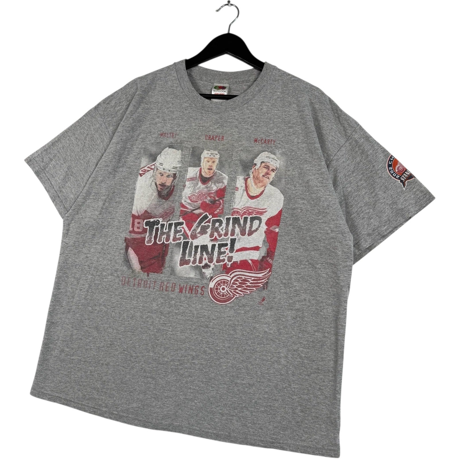 Vintage Detroit Redwings "The Grind Line" Tee