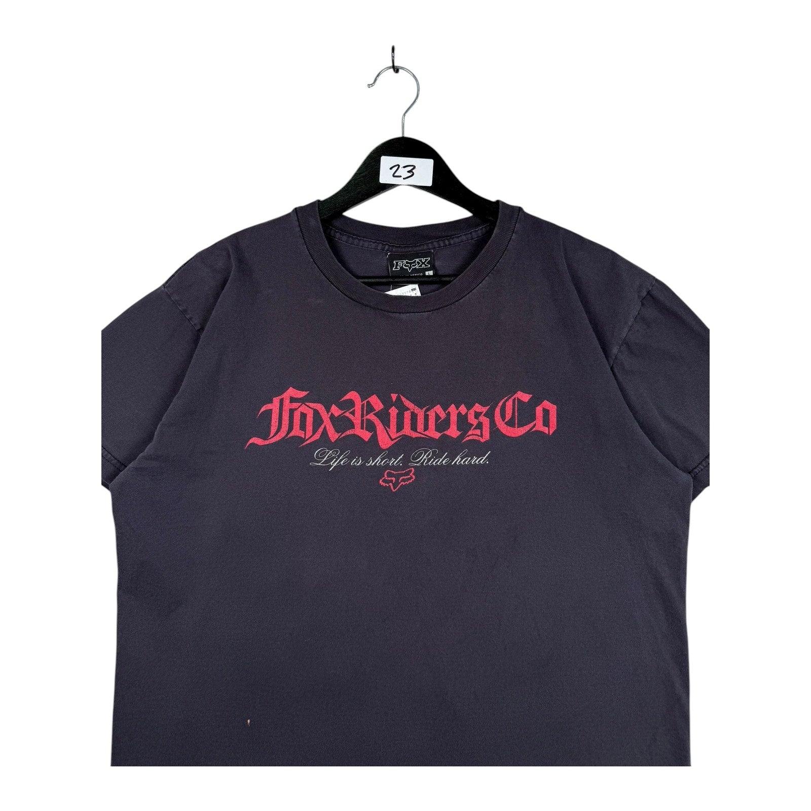 Vintage Fox Riders Co Life Is Short T-Shirt