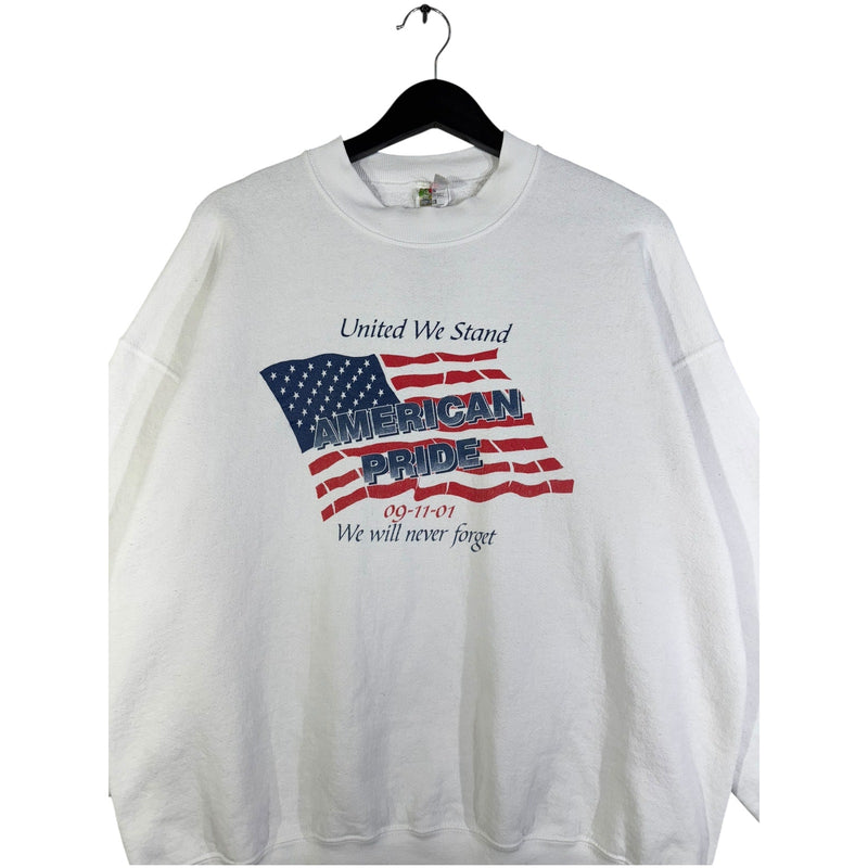 Vintage Fruit Of The Loom 09-11-01 America Crewneck
