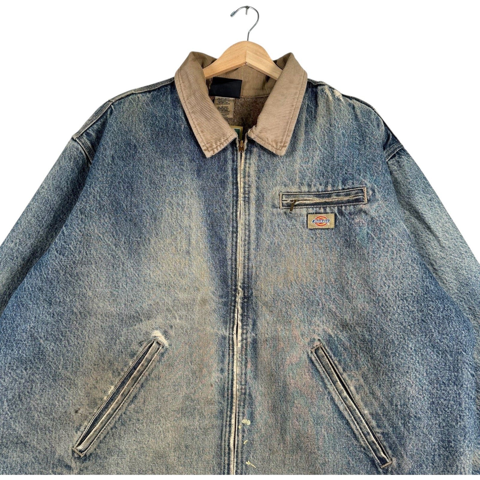 Vintage Dickies Detroit Style Workwear Denim Jacket