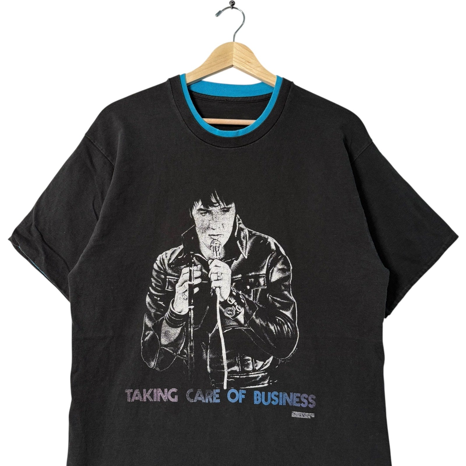 Vintage Elvis Presley "Taking Care of Business" Tee