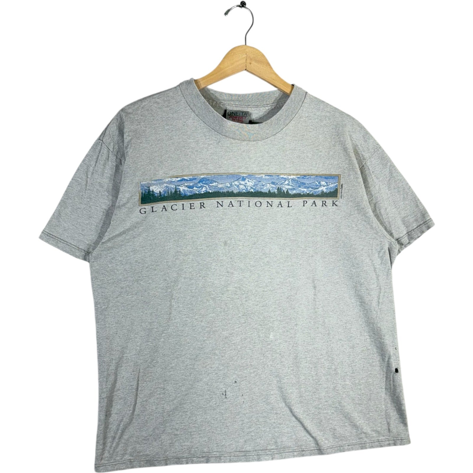 Vintage Glacier National Park Souvenir Tee