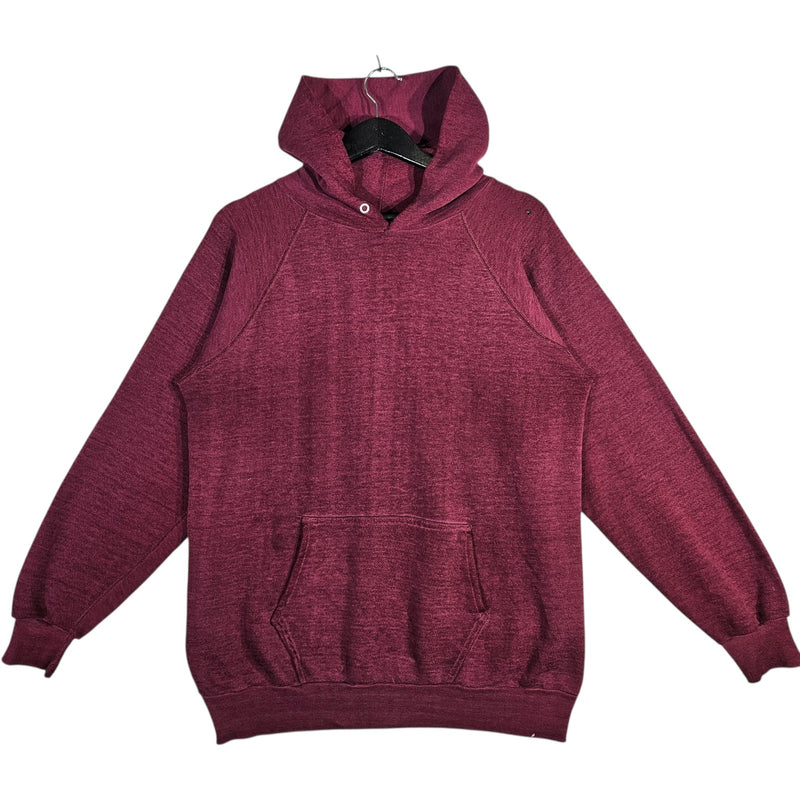Vintage Blank Burgundy Hoodie
