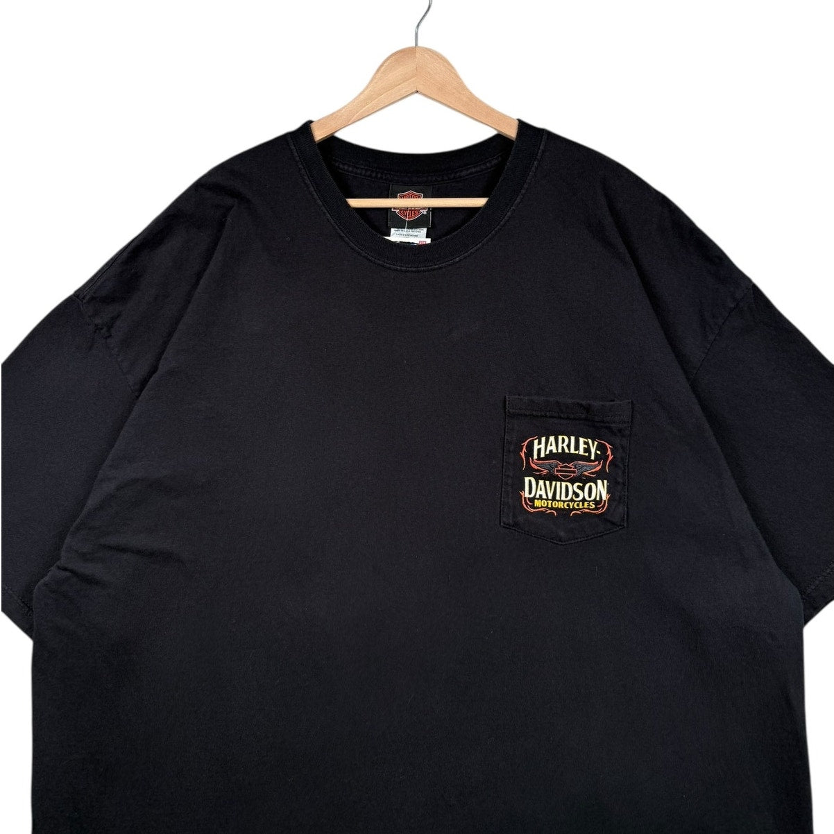 Vintage Harley Davidson Virginia Beach Pocket T-Shirt