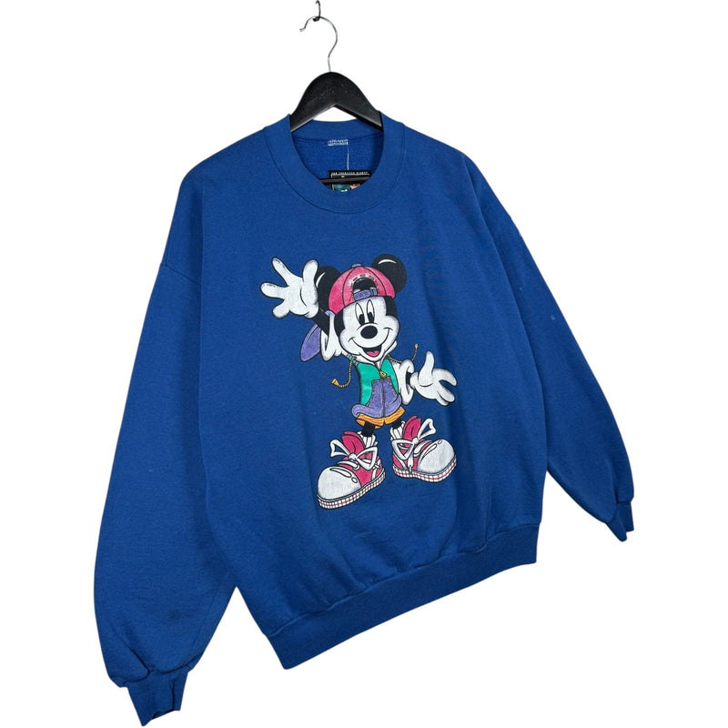 Vintage Mickey Mouse Hip Hop Women's Crewneck