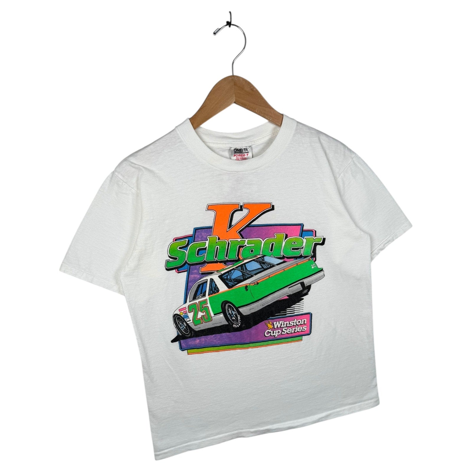 Vintage Ken Schrader #25 NASCAR Winston Cup T-Shirt