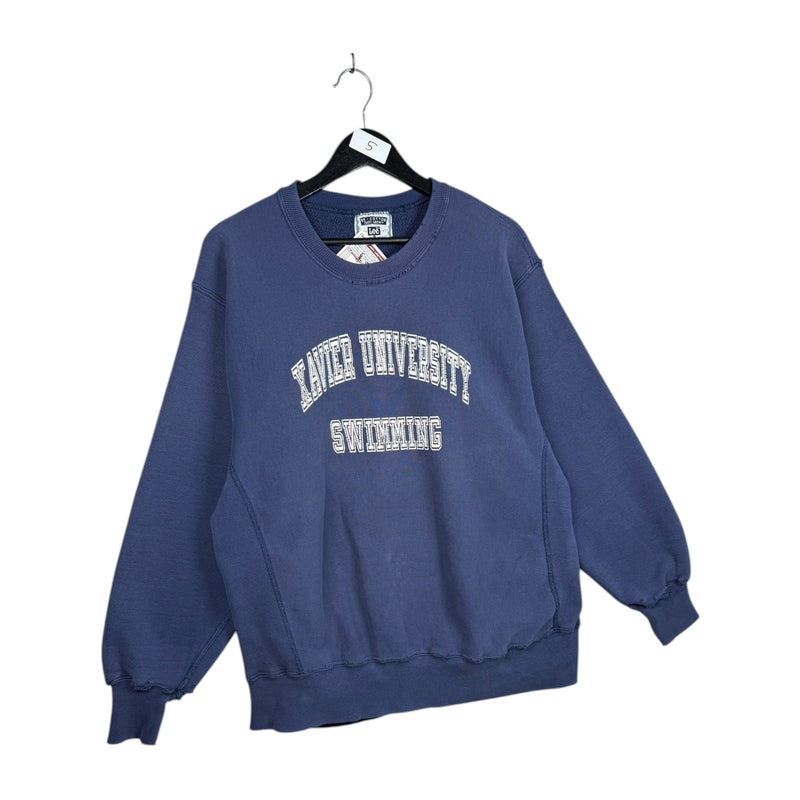 Vintage Lee Xavier University Swimming NCAA Crewneck