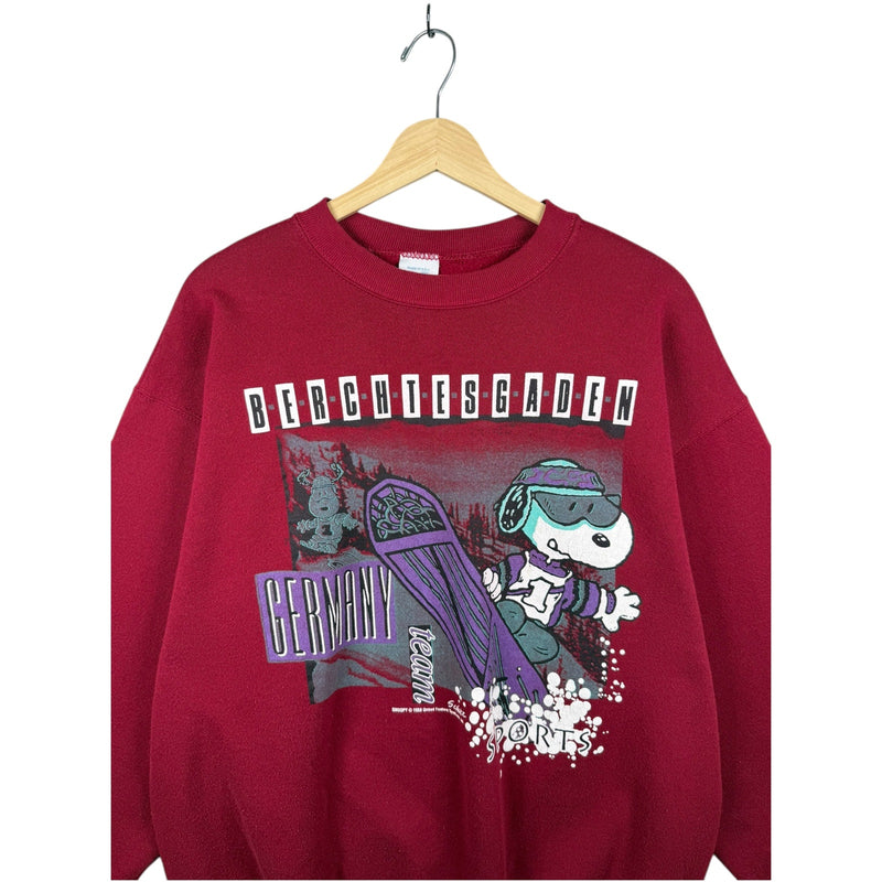 Vintage Snoopy Berchtesgaden Snowboarding Crewneck