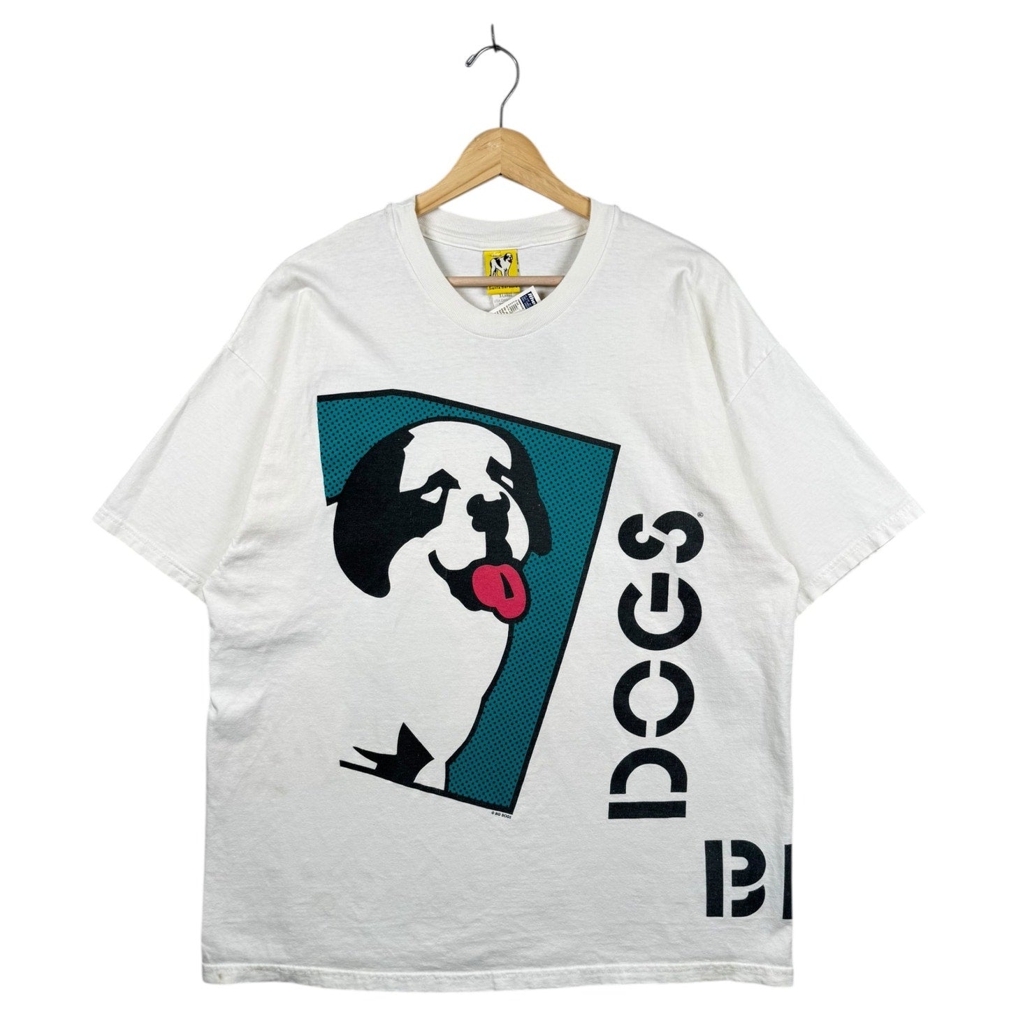 Vintage Big Dogs All Over Graphic T-Shirt