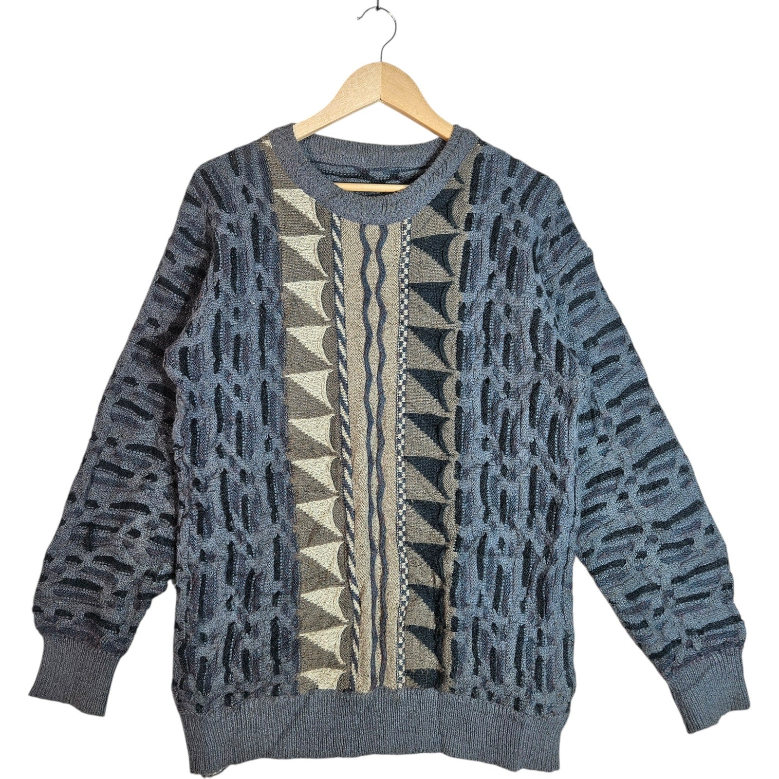 Vintage Geometric Patterned Sweater