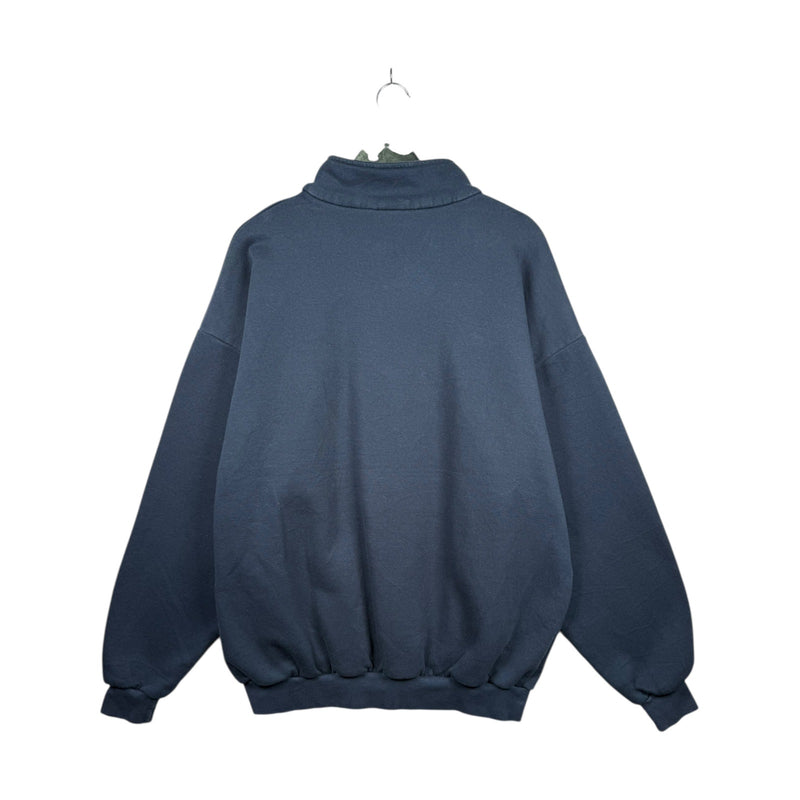 Vintage Harley Davidson Skull 1/4 Zip Sweatshirt