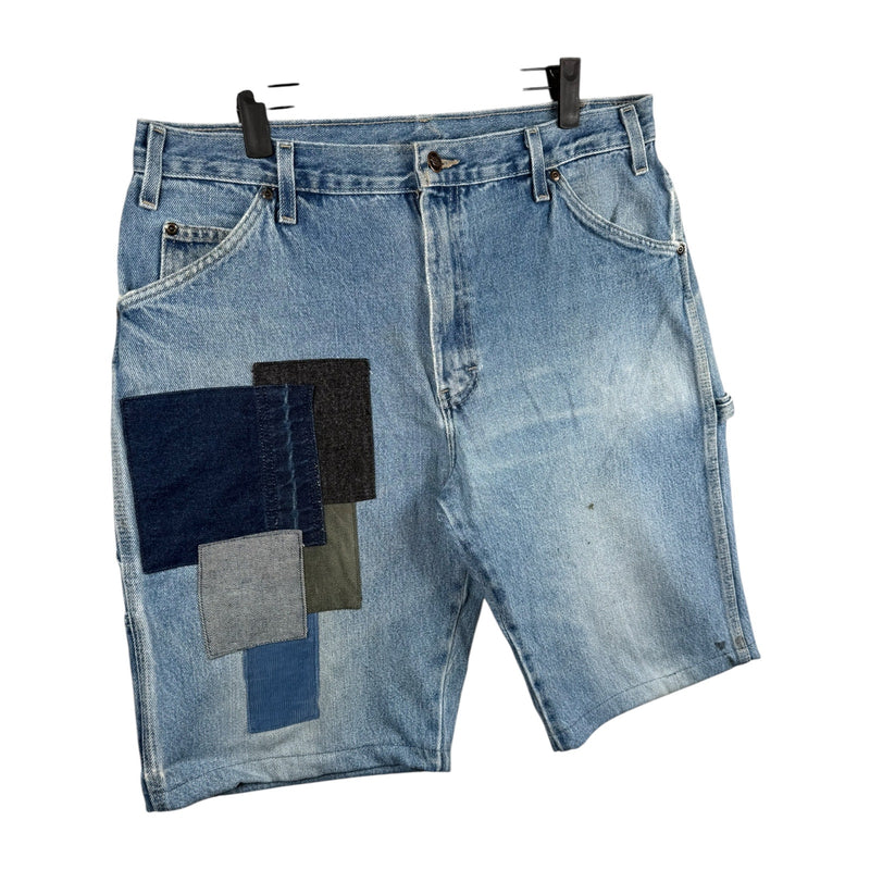 Vintage Dickies Patchwork Denim Shorts 36