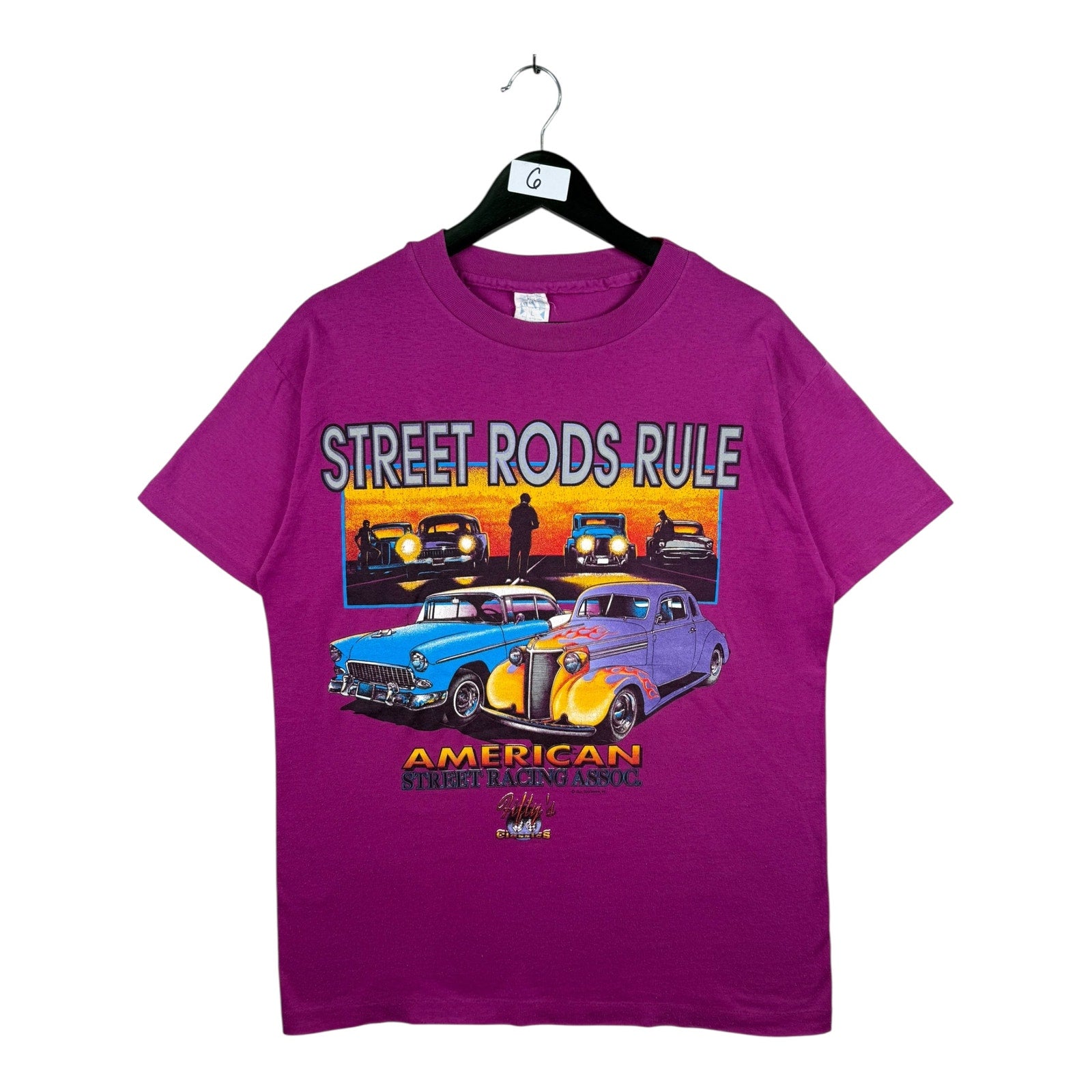 Vintage Street Rods Rule American Racing Muscle Cars T-Shirt